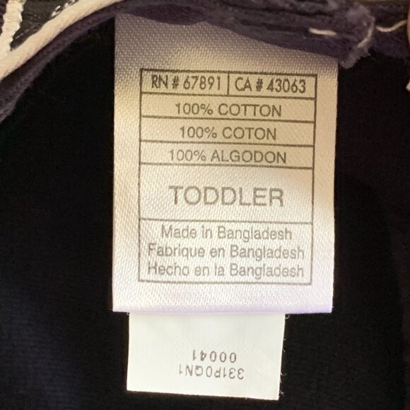 NHL Reebok Winnipeg Toddler Cotton Bucket Hat Navy Blue - Picture 4 of 5